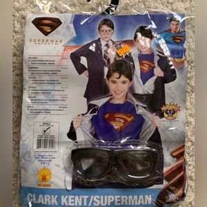 New Clark Kent/ Superman Child Costume, size 4-6, for 3-4 year olds